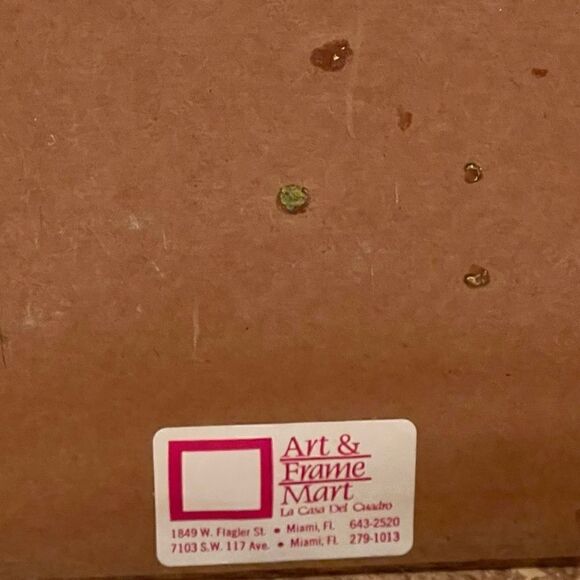 Antique Framed Don Quixote Sancho 8” Enameled Clay 8” Square Tiles Custom Framed - Picture 15 of 16